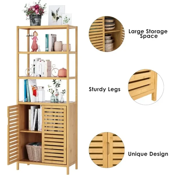 Bamboo Storage Cabinet - Image 3