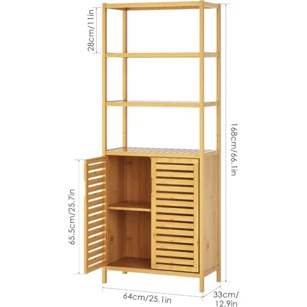 Bamboo Storage Cabinet - Image 6